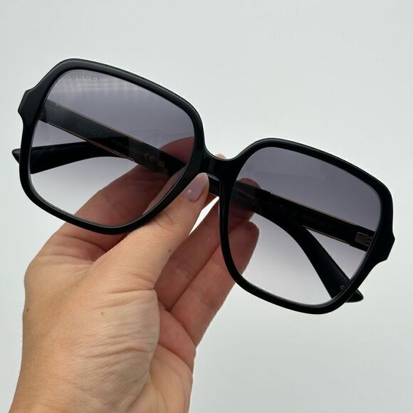 GUCCI Sunglasses GG1189S 002 Black/Grey Unisex NEW